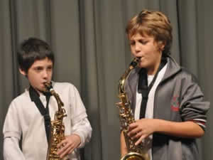 Clase de música en San Javier Primaria