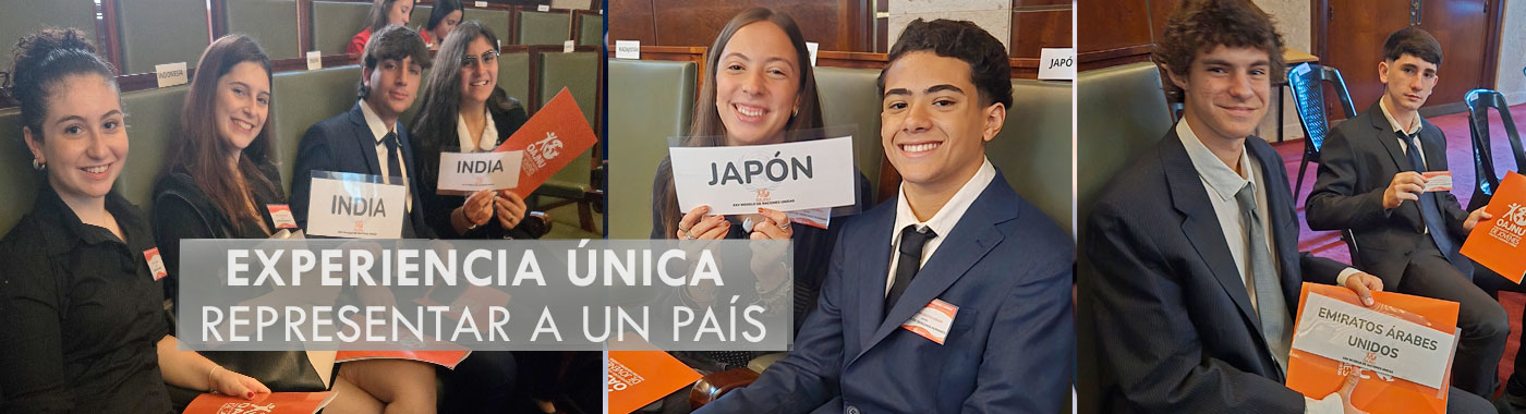 SECUNDARIA COMO DIPLOMATICOS POR UN DIA EN MODELO NACIONES UNIDAS - Colegio San Javier