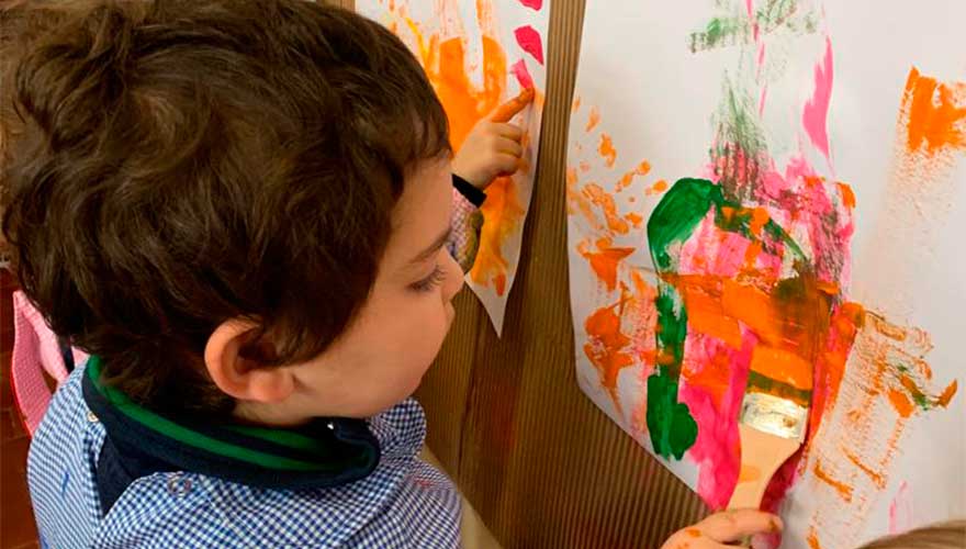 Arte en Sala de 2 Años en el Green House Kindergarten - Colegio San Javier