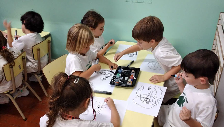 Art en Sala de 4 Años - The Green House Kindergarten - Colegio San Javier