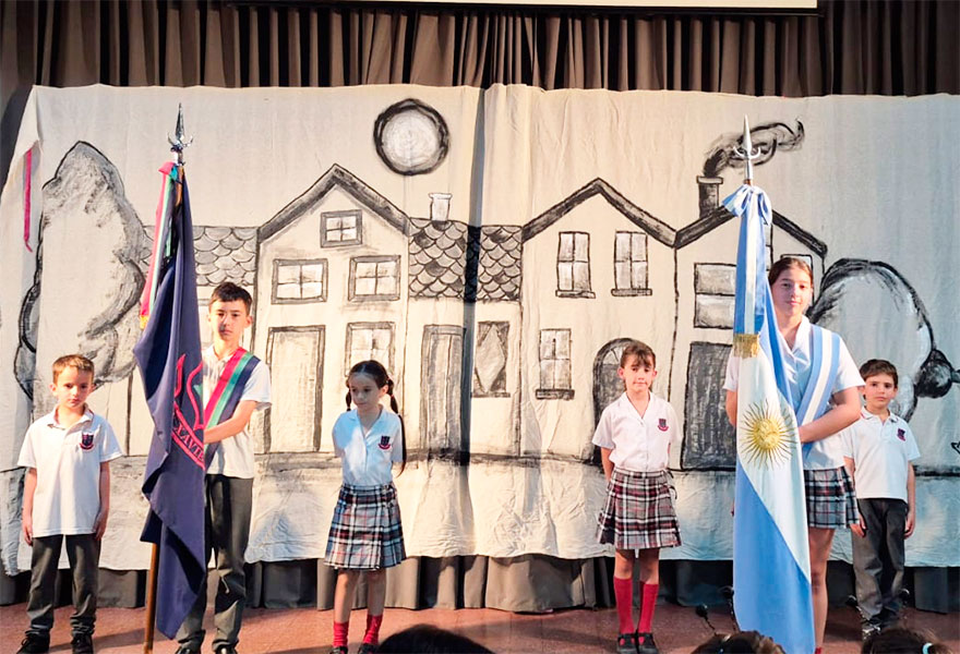 1er  Grado Acto en homenaje al Respeto por la diversidad Cultural - Colegio San Javier