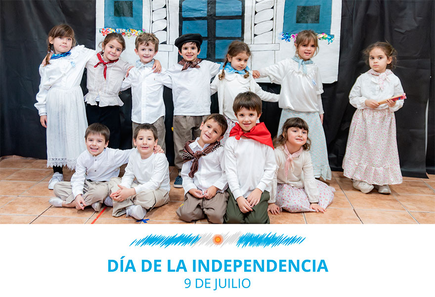 Kinder 5 - Acto por el Día de la Independencia - The Green House Kindergarten - Colegio San Javier